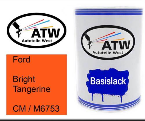 Ford, Bright Tangerine, CM / M6753: 500ml Lackdose, von ATW Autoteile West.